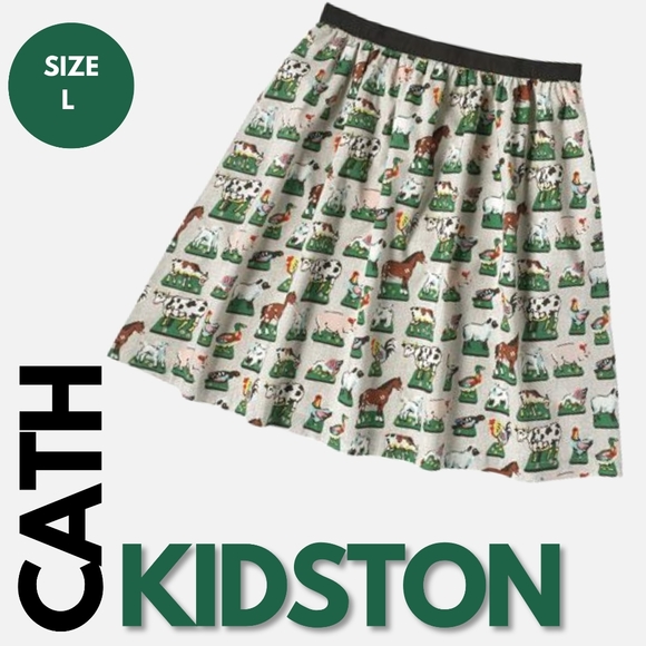 Cath Kidston Dresses & Skirts - Cath Kidston Farm Print Skirt Sz L